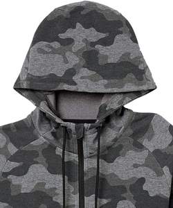 ชุดเสื้อมีฮู้ดโอเวอร์ไซส์มีซิปสำหรับผู้ชายและทุกเพศเสื้อกันหนาวย้อมสีล้วนมีปกเสื้อมีฮู้ดสำหรับฤดูหนาว - Product Image 4