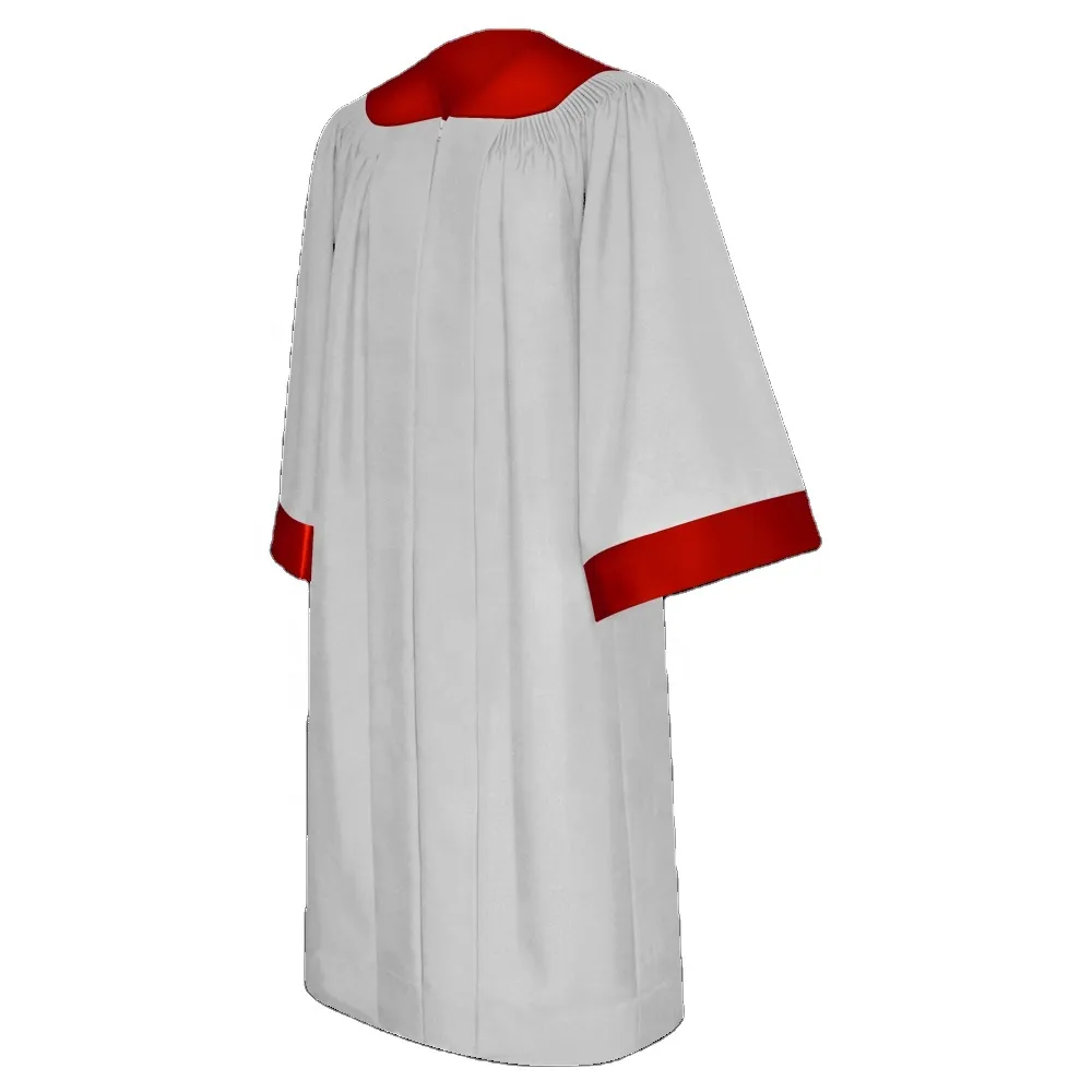 Batas europeas para iglesia, casulla, vestidos para coros, vestido clerical personalizado, Unisex, logotipo OEM, tiempo de plomo, Color, adultos, origen, tipo de género