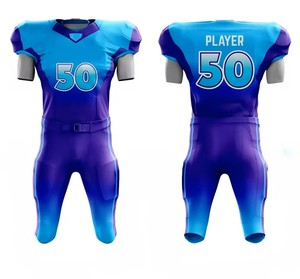 El último diseño, la mejor calidad, uniforme de fútbol americano, alta calidad, transpirable, tendencia superior con mangas cortas, precio al por mayor - Product Image 3