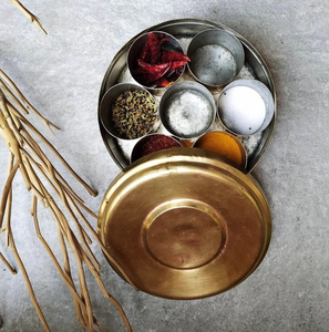 Haute demande boîte à épices en laiton Masala Dabba Condiment boîte en métal accessoires de cuisine boîte à épices à bas prix - Product Image 4