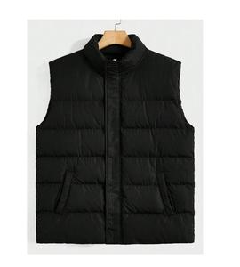 เสื้อกั๊กพัฟเฟอร์ลำลองสำหรับฤดูหนาวแบบมีซิปและบุผ้านวม - Product Image 6