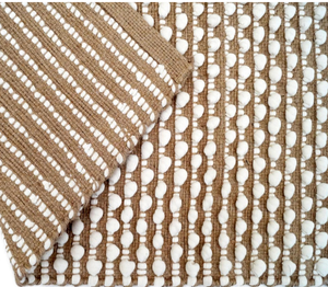 พรมปอกระเจาถักสี่เหลี่ยมสำหรับนั่งกลางแจ้งทำด้วยมือสำหรับใช้ในบ้าน - Product Image 1