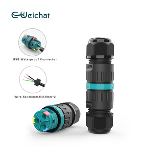IP68 açık LED aydınlatma 2Pin/3Pin su geçirmez konnektör P20 Anti toz elektrik bağlantıları EW-P20-XP - Product Image 6
