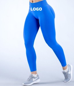 Pantalones Cargo acampanados de cintura alta personalizados para mujer, mallas deportivas elásticas transpirables para hacer ejercicio diario, mallas de Yoga para mujer - Product Image 3