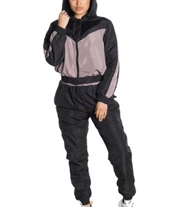 Traje cortavientos de manga larga para mujer, ropa informal, mejor precio al por mayor, traje cortavientos con logotipo personalizado para mujer - Product Image 3