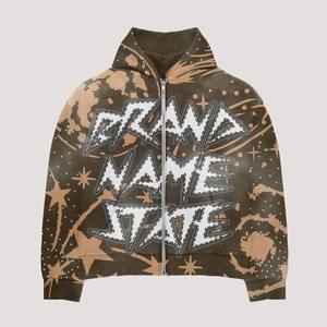 เสื้อฮู้ดแบบสวมหัวสำหรับผู้ชายเสื้อมีฮู้ดโอเวอร์ไซส์ผ้าฝ้าย400 GSM - Product Image 2