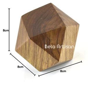 กระดาษไม้น้ำหนัก3x3x3นิ้วกระดาษทำด้วยมือ - Product Image 2