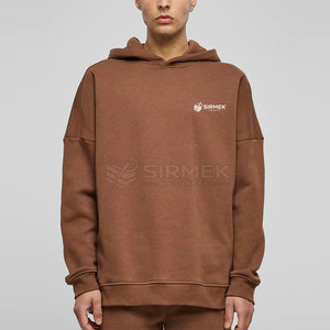 High Quality Cotton Blend <b>Oversized</b> Cotton Blended <b>Hoodie</b> For Men Comfortable Relaxed Fit Pullover And Durable <b>Stitching</b> - Product Image 1