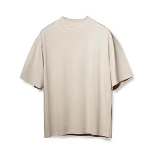 100% ropa de calle de verano Unisex personalizada camiseta esencial de alta calidad con hombro caído manga corta tejido de punto Casual para todos - Product Image 5