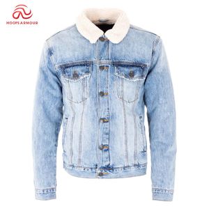 Veste en jean la plus confortable de couleur noire pour hommes avec prix de qualité bon marché Noir en prix de gros Veste en jean - Product Image 1