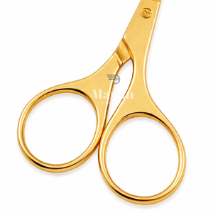 Tijeras para Cutículas de Acero Inoxidable Color Dorado de Alta Calidad para Manicura y Pedicura, Mango Ergonómico, Hoja Recta Afilada y Duradera - Product Image 4