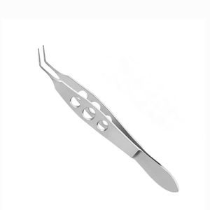 Pinza de Sutura Kelman McPherson Premium de Acero Inoxidable, Herramienta Microquirúrgica Oftálmica para Atar Suturas, Instrumentos Quirúrgicos con Certificación CE ISO - Product Image 1