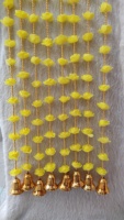 Guirlandes de fleurs artificielles en mousse en forme de cloche pour Noël, mariages, événements, décorations de temple, Nikah, Haldi, Mehndi, Sangeet, et décoration de maison