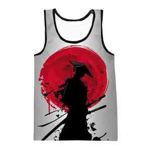 New Fashion Summer Casual Men's 3D Printed Tank <b>Tops</b> Breathable Knitted <b>Oversized</b> Streetwear Tees Hip Hop Style - Product Image 1