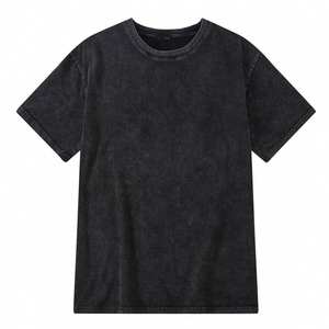 เสื้อยืดลายกราฟฟิกขนาดใหญ่สำหรับผู้ชายเสื้อยืดโอเวอร์ไซส์คอกลมพิมพ์ลายสีดำแนววินเทจ - Product Image 1