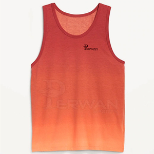 Best Selling PERWAN SPORTS Men's Casual Training Tank Top High Quality Quick Dry Breathable Comfortable Polyester/Cotton Active - Product Image 2