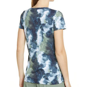 T-shirt en coton personnalisé pour femme, streetwear décontracté, coupe classique, couleur unie, léger, doux, respirant, pour tous les jours, OEM ODM - Product Image 3