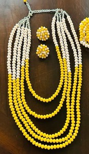 Collier de perles pour femmes perlé usine en gros accessoires de mariage Costume Antique multijoueur collier de perles colorées - Product Image 4