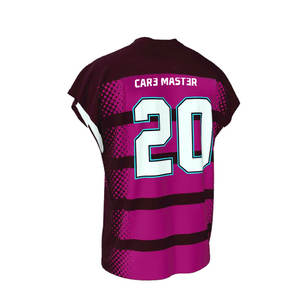 Vente en gros de maillot de crosse de haute qualité confortable avec maillot de crosse en polyester 100% à séchage rapide personnalisé - Product Image 4