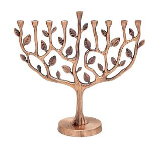 Soporte de vela Vintage Menorah Hanukah de diseñador creativo, portavelas de Hanukkah de lujo personalizado para Navidad para decoración del hogar - Product Image 1