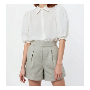 Women's Designer <b>Clothes</b>-Elegant Summer Fashion Shirt Custom Fit Sustainable Material OEM ODM Vietnam Ready <b>for</b> Export - Product Image 4