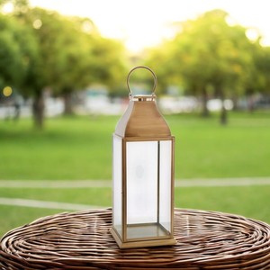 Decorative Metal <b>Lanterns</b> Matt Finished <b>Large</b> Pillar Stylish <b>Lanterns</b> For Home Decor Accents Timeless Metal Craftsmanship - Product Image 1