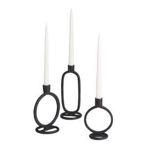 Bougeoirs coniques en aluminium pour la décoration de la maison et des événements Bougeoir de table de taille standard fait à la main - Product Image 1