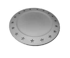 Accueil Hôtel Restaurant Décoration de table Vaisselle plaquée argent Assiettes de chargeur Assiette unique Vente en gros Luxe - Product Image 6