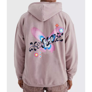 Fabricants de sweats à capuche pour hommes Sweats à capuche pour hommes personnalisés Streetwear Sweats à capuche vintage vieillis à l'acide surdimensionnés - Product Image 2