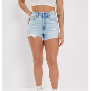 Wholesale Women's <b>Sexy</b> Design <b>Shorts</b> Jeans Ripped Vintage Slim Washed Zipper Fly Cotton Denim <b>Shorts</b> for Ladies - Product Image 1