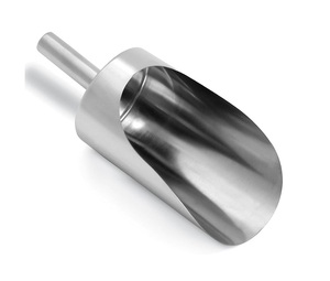 Haute qualité en acier inoxydable argent glace farine pelle barre glace farine utilitaire Scoop métal pop-corn nourriture glace Scoop - Product Image 6