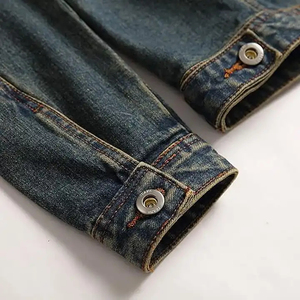 2025 Vestes en jean personnalisées de haute qualité-Vêtements d'extérieur tendance et confortables pour hommes et femmes de toutes tailles et de tous styles - Product Image 3