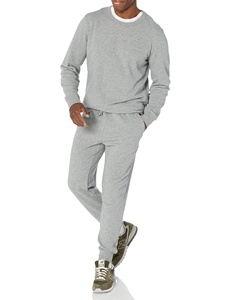 Nuevo Conjunto Deportivo de Moda para Hombre, Color Sólido, Tejido Grueso, Sudadera con Capucha, 100% Algodón, Traje Deportivo para Hombre 2026 - Product Image 3