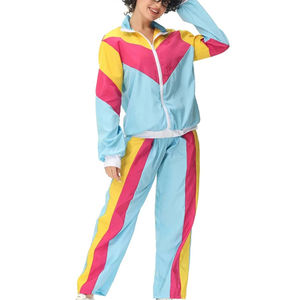 Conjunto de sudadera y pantalones de chándal cortavientos para mujer, ropa de calle, de talla grande, transpirable, ajustada, de verano - Product Image 3