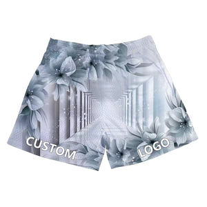 Esale Short en maille imprimé par sublimation de haute qualité style illustration logo personnalisé décontracté Board - Product Image 1
