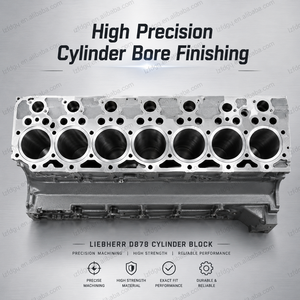 Bloc-cylindres de moteur diesel 10122281 D878 pour pièces d'excavatrice <span class=keywords><strong>Liebherr</strong></span>, bloc nu de haute précision, pièces de rechange pour moteur - Product Image 5
