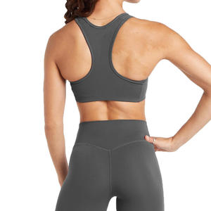 Sujetador deportivo acolchado de alto soporte Fitness Yoga Diseño ligero duradero sin arrugas Cómodo para entrenamientos diarios Tallas grandes - Product Image 4