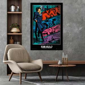 Affiche d'anime Cowboy Bebop, personnage emblématique Spike en action - Product Image 3