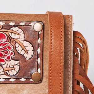 Bolso cruzado de vaquera occidental, venta al por mayor de lujo, bolso cruzado de cuero de vaca a la moda con diseño de herramientas manuales - Product Image 4