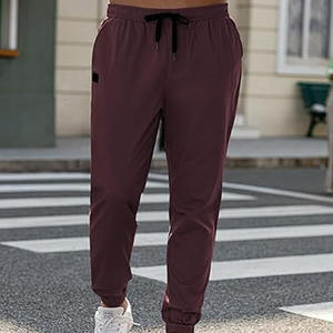 Pantalones de nailon cortavientos personalizados de alta calidad para hombre, pantalones de chándal holgados de algodón al por mayor, pantalones de hombre fabricados por Dress Sports - Product Image 5