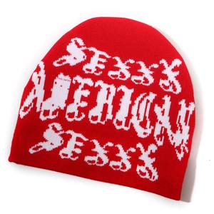 Bonnets d'hiver personnalisés en gros Chapeaux tricotés en acrylique jacquard avec logo à la mode - Product Image 5
