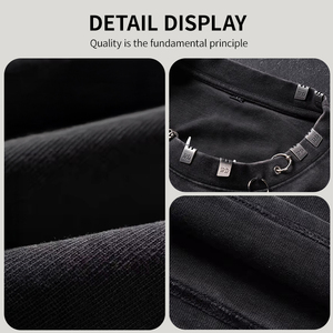 เสื้อยืดโอเวอร์ไซส์ขายส่ง OEM ผ้าหนา 260 GSM ล้างสีแบบแอซิดวอช สไตล์วินเทจ ผ้าฝ้ายคุณภาพสูง เสื้อยืดผู้ชายสั่งทำพิเศษ - Product Image 5