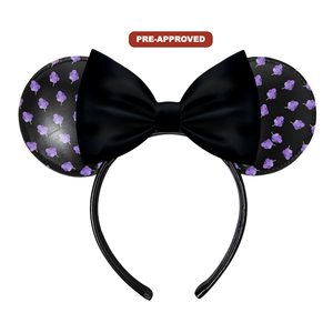 Factory Direct Pre-Approval Design Concept <b>Mouse</b> Ears Headband Made-to-Order Hair Accessory with Grapes Edition - Product Image 1