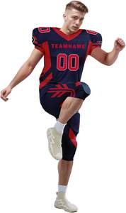 Vente en gros de qualité supérieure, uniforme de football américain personnalisé pour les jeunes, uniforme de club, logo personnalisé, couleurs et taille OEM - Product Image 5