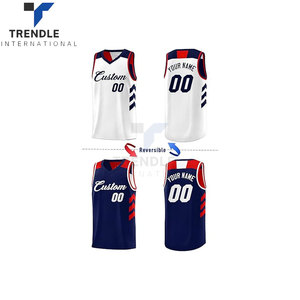 Camiseta de Baloncesto Reversible Personalizada, Camisetas Deportivas con Estampado Personalizado de Doble Cara, Uniforme de Equipo Transpirable de Alto Rendimiento - Product Image 2