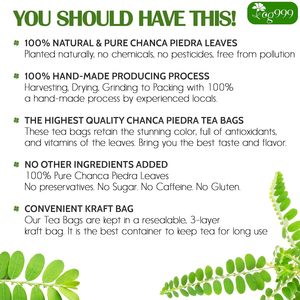 Dried Chanca Piedra <b>Tea</b> Bags Stone Breaker 'Men's Shirts' <b>Tea</b> Traditional Herbal <b>Infusion</b> - Product Image 4