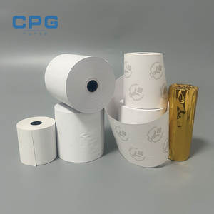 Rouleaux de papier thermique pour système de point de vente (POS) de restaurant et de commerce de détail, sans BPA, haute qualité, approvisionnement OEM - Product Image 1