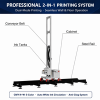 Impresora UV Vertical de Pared, Impresora de Inyección de Tinta 3D para Murales, Impresión Directa en Paredes Interiores y Exteriores, Alta Precisión 4K
