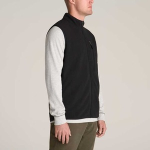 Chalecos de lana polar Bolsillos Cremallera Chaquetas sin mangas Hombres Calentadores de cuerpo Chaleco de lana polar de invierno para hombres - Product Image 3