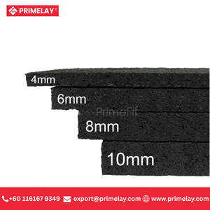 Suelo de goma reciclada Premium 100%, 8mm de espesor, Rollo Fitmat Performer, suelo antideslizante para entrenamiento y gimnasio comercial - Product Image 4